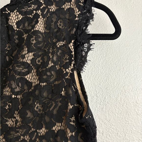 Hidden Label sleeveless black lace dress size L - Picture 7 of 9
